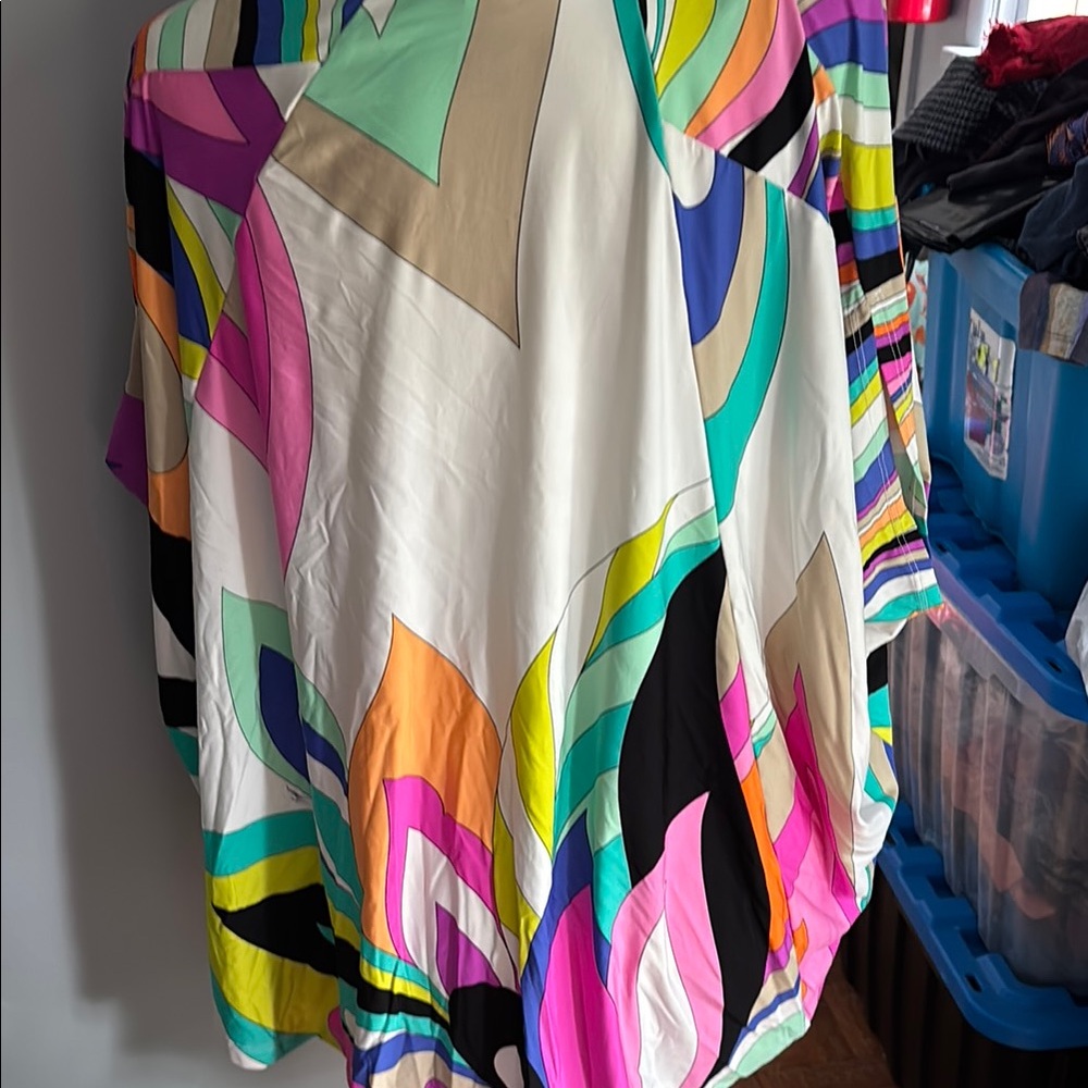 Trina Turk St Tropez Multicoloured  Kimona Swim Cover-Up - Picture 3 of 4